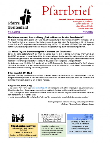 Pfarrbrief KW11