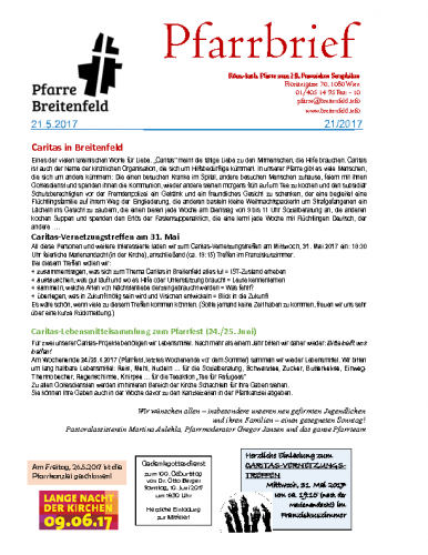 Pfarrbrief KW21