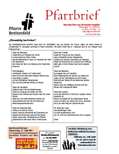 Pfarrbrief KW22