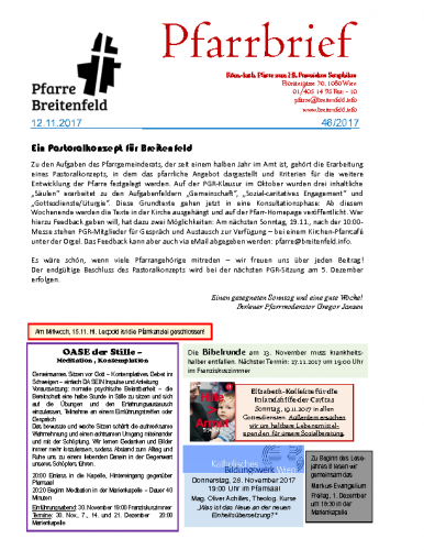 Pfarrbrief KW46