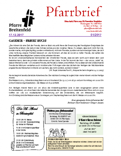 Pfarrbrief KW51