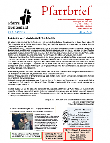 Pfarrbrief KW6+7