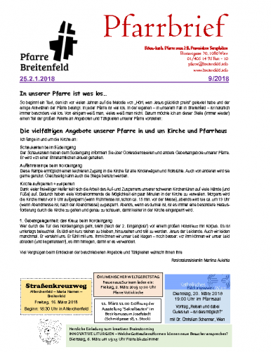 Pfarrbrief KW9