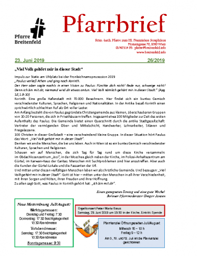 Pfarrbrief KW26