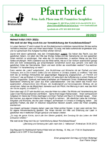 Pfarrbrief 20_2023_05_12